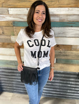 Cool Mom White Graphic Tee