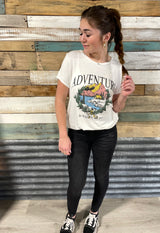 High Rise Skinny w/Distressed Hem Washed Black Just USA Jeans