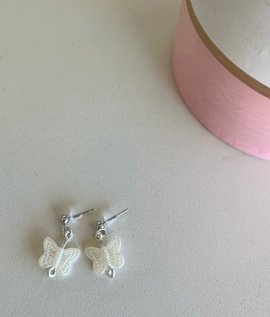 Pearl Butterfly Earrings